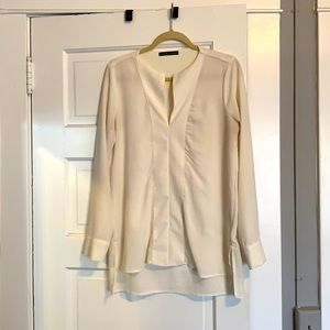 Long sleeve white blouse